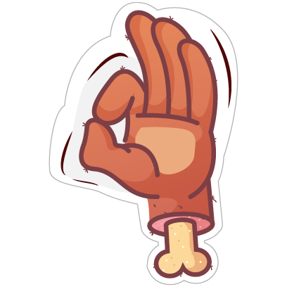 HandMoji messages sticker-3