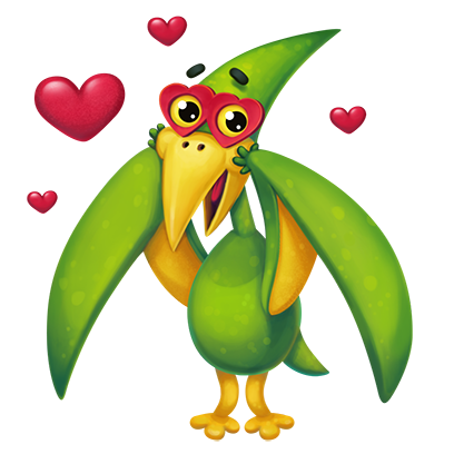 Dino Trio. Your Dinosaurs Pets messages sticker-2