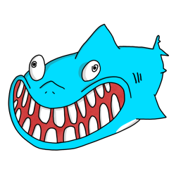 Animated Shark Stickers messages sticker-4