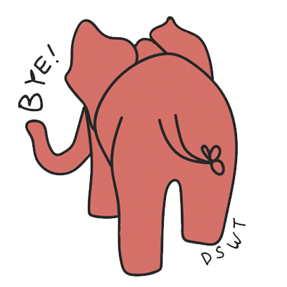 DSWT Baby Elephant Stickers messages sticker-3