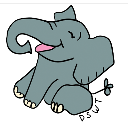 DSWT Baby Elephant Stickers messages sticker-9