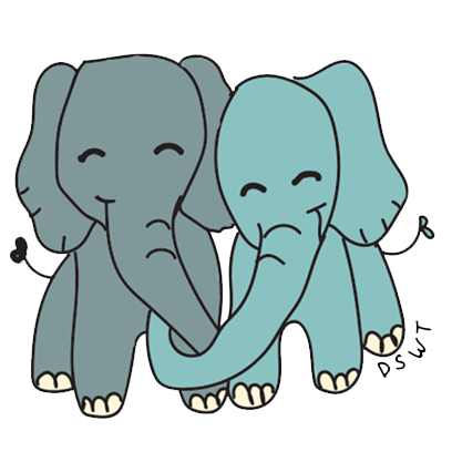 DSWT Baby Elephant Stickers messages sticker-8