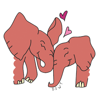 DSWT Baby Elephant Stickers messages sticker-7