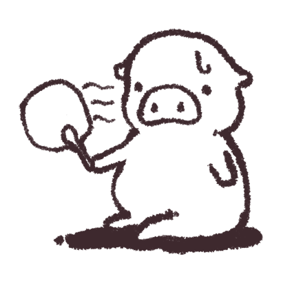 ゆるいブタの日常〈夏〉 messages sticker-4