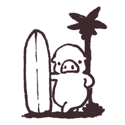 ゆるいブタの日常〈夏〉 messages sticker-10