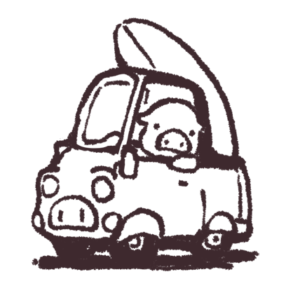 ゆるいブタの日常〈夏〉 messages sticker-9