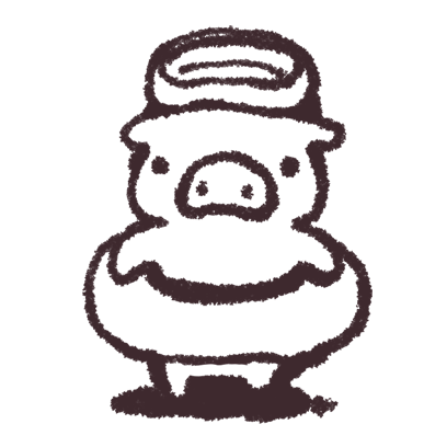 ゆるいブタの日常〈夏〉 messages sticker-1