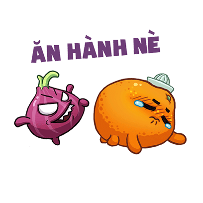 Cam vs Hành Stickers messages sticker-0