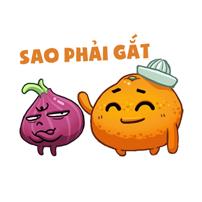 Cam vs Hành Stickers messages sticker-10