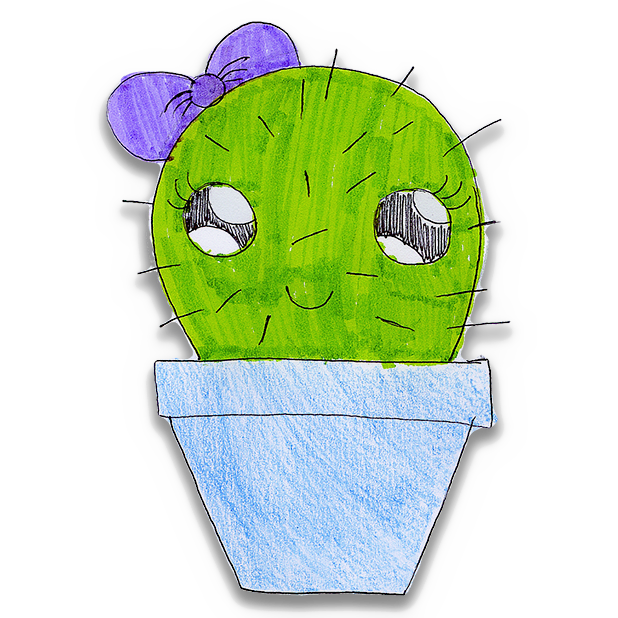 Kawaii! Cactus Stickers messages sticker-0