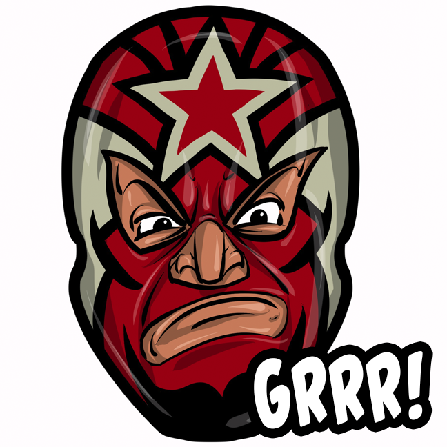 Expo Lucha Wrestlemojis messages sticker-8