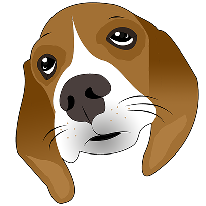 Beagle Bruno messages sticker-4