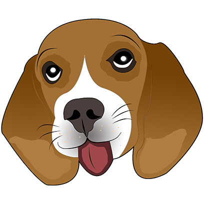 Beagle Bruno messages sticker-6