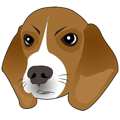 Beagle Bruno messages sticker-5