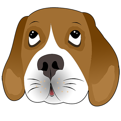 Beagle Bruno messages sticker-9