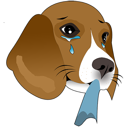 Beagle Bruno messages sticker-7