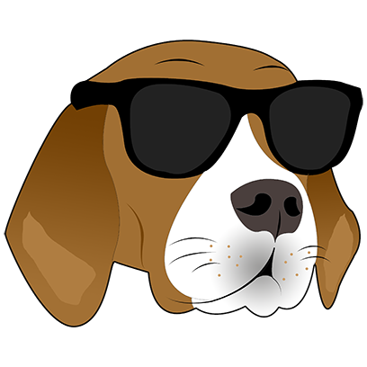 Beagle Bruno messages sticker-1