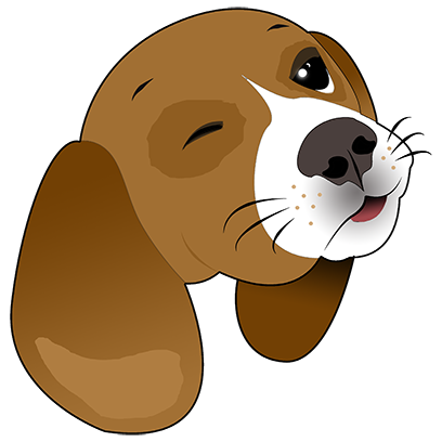 Beagle Bruno messages sticker-8