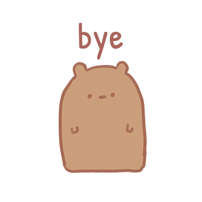 Blank Bear Stickers messages sticker-10