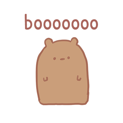 Blank Bear Stickers messages sticker-7
