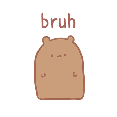 Blank Bear Stickers messages sticker-9