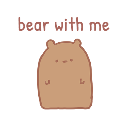 Blank Bear Stickers messages sticker-5