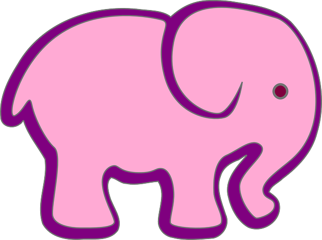 Pink Elephant Sticker Pack messages sticker-1