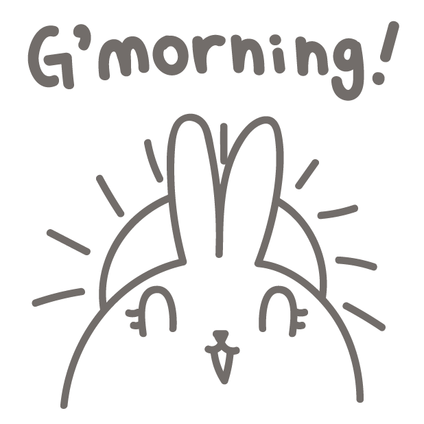 BunnyBunny-talking bunny messages sticker-0