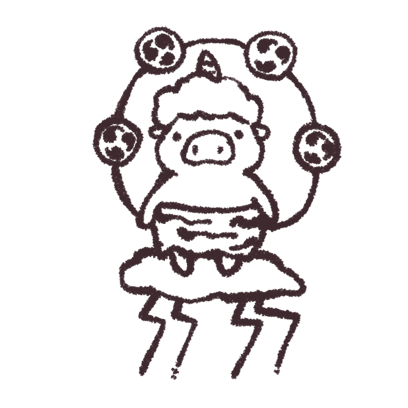 ゆるいブタの日常〈秋〉 messages sticker-0
