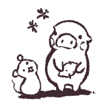 ゆるいブタの日常〈秋〉 messages sticker-7