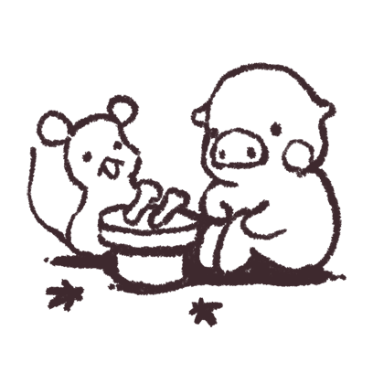 ゆるいブタの日常〈秋〉 messages sticker-8