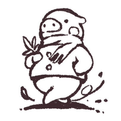 ゆるいブタの日常〈秋〉 messages sticker-5