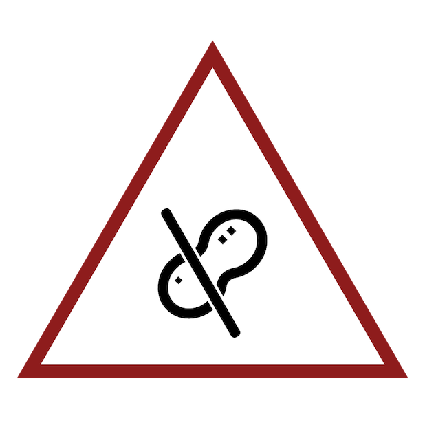 Baddays Warning Signs messages sticker-6