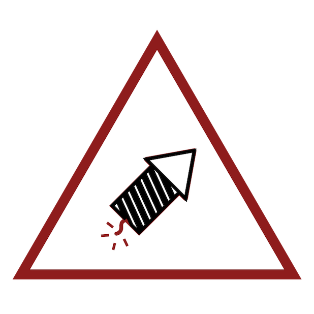 Baddays Warning Signs messages sticker-0