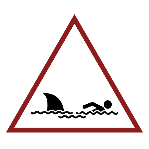 Baddays Warning Signs messages sticker-1
