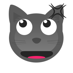 Gray Cat messages sticker-7
