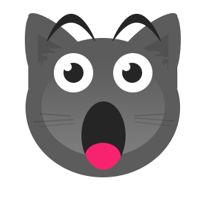 Gray Cat messages sticker-2