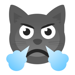 Gray Cat messages sticker-8