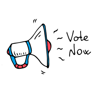 Vote for Chad Now messages sticker-2