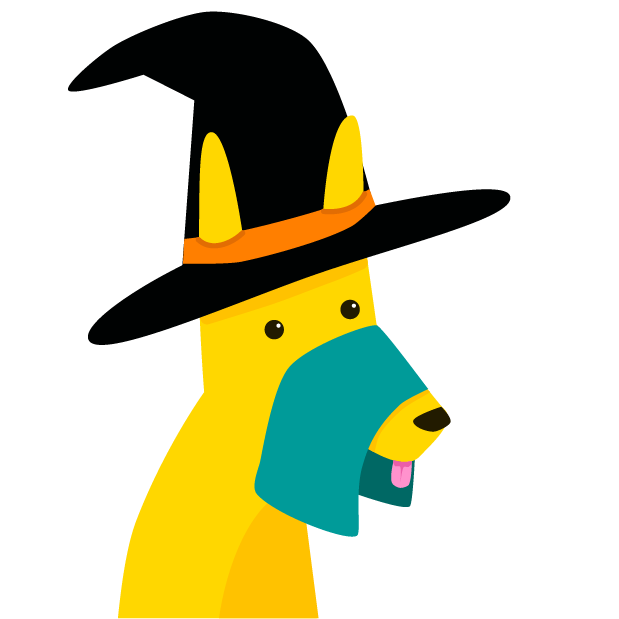 NapkinDog! Halloween messages sticker-0