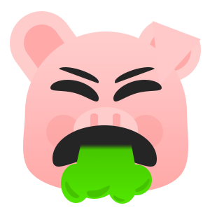 Pretty Pig messages sticker-9