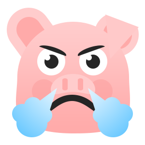 Pretty Pig messages sticker-8