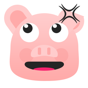 Pretty Pig messages sticker-7