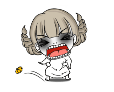 Cute Girl Makeup In Halloween messages sticker-10