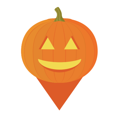 Trick or Treat Map messages sticker-0