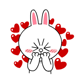 Cute Bunny Sticker messages sticker-4
