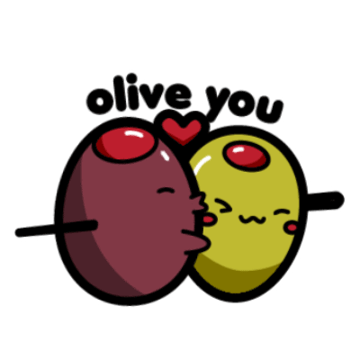 Cute Food Puns messages sticker-9