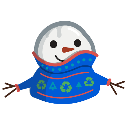 Cool Effect Snowman Stickers messages sticker-5