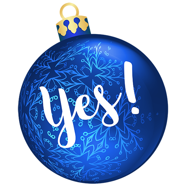 Christmas Bulbs messages sticker-0