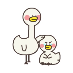Cute Duck Sticker messages sticker-4